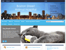 Tablet Screenshot of bostonstreetvet.com
